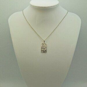 Sterling Silver Open Heart Pendant